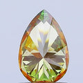 1.08ct Pear Lab Grown Diamond (Colour Fancy Vivid Green, Clarity VS1, IGI Certified)