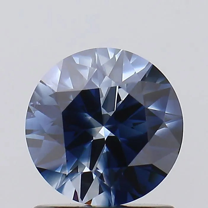 1.08ct Round Lab Grown Diamond (Colour Fancy Deep Blue, Clarity VS2, Cut EX, Uncertified)