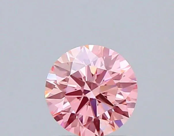 1.08ct Round Lab Grown Diamond (Colour Fancy Intense Pink, Clarity SI1, Cut ID, IGI Certified)