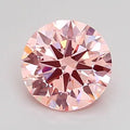 1.08ct Round Lab Grown Diamond (Colour Fancy Intense Pink, Clarity VVS2, Cut ID, IGI Certified)