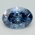 1.09ct Oval Lab Grown Diamond (Colour Fancy Deep Blue, Clarity VS1, Cut GD, IGI Certified)