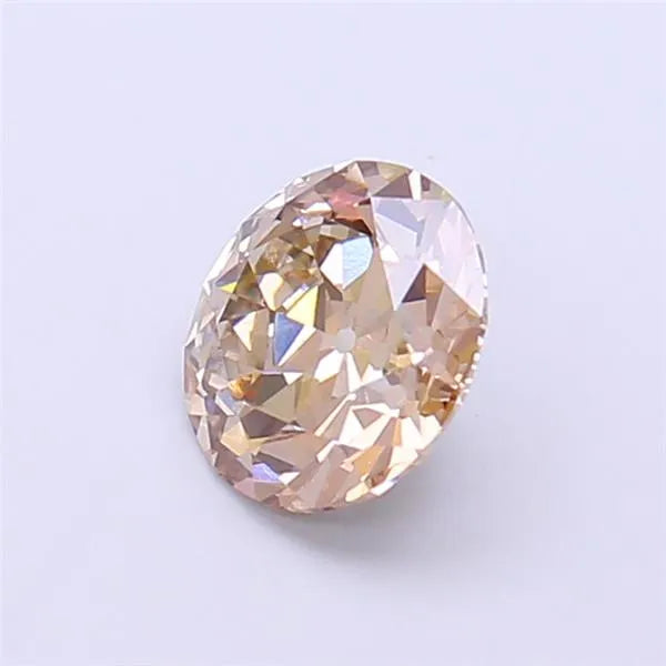 1.10ct European cut Lab Grown Diamond (Colour Fancy Light Brown, Clarity VS1, IGI Certified)