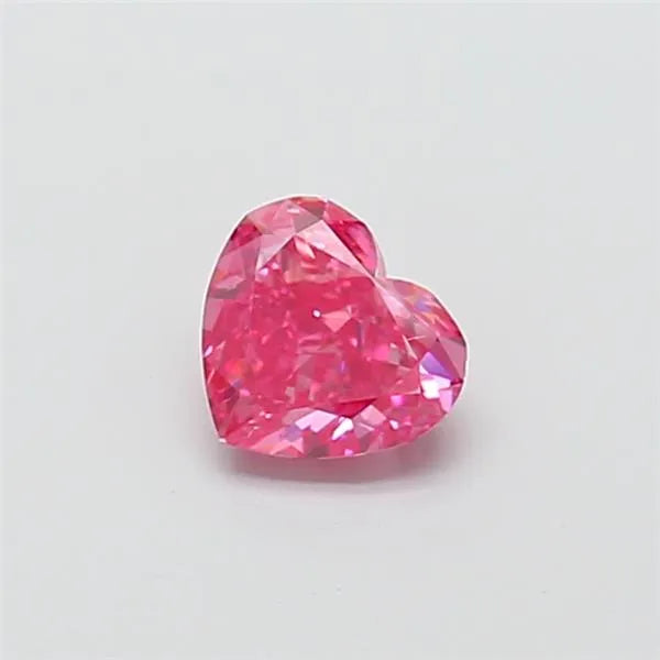 1.10ct Heart Lab Grown Diamond (Colour Fancy Vivid Pink, Clarity VVS2, IGI Certified)