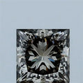 1.10ct Princess Lab Grown Diamond (Colour Fancy Gray, Clarity VVS2, IGI Certified)