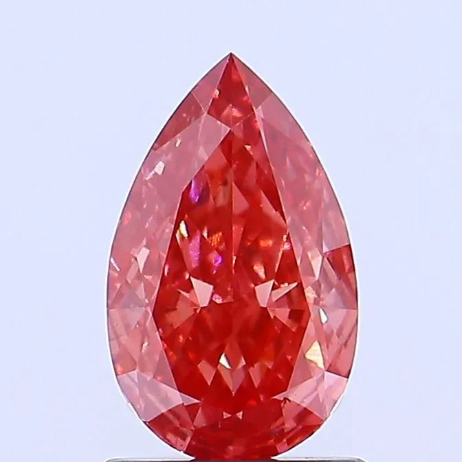 1.11ct Pear Lab Grown Diamond (Colour Fancy Vivid Pink, Clarity VS1, Uncertified)