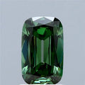 1.13ct Cushion brilliant Lab Grown Diamond (Colour Fancy Vivid Green, Clarity VVS2, IGI Certified)
