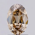 1.13ct European cut Lab Grown Diamond (Colour Fancy Light Brown, Clarity VS2, IGI Certified)