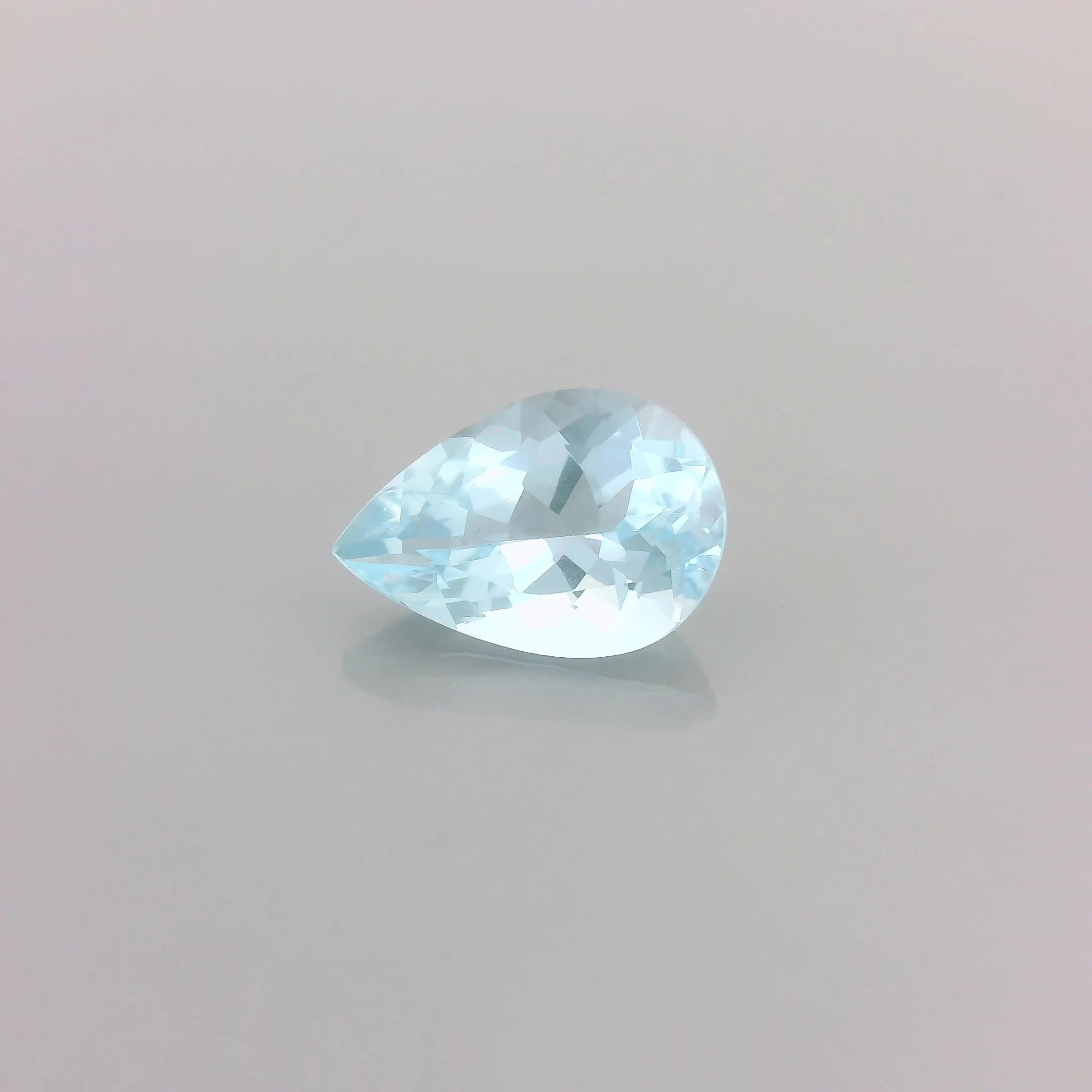 1.13ct Pear Natural Aquamarine (Colour Blue, Clarity Eye Clean, Cut Faceted)