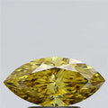 1.16ct Marquise Lab Grown Diamond (Colour Fancy Intense Brownish Yellow, Clarity VVS2, Cut GD, IGI Certified)