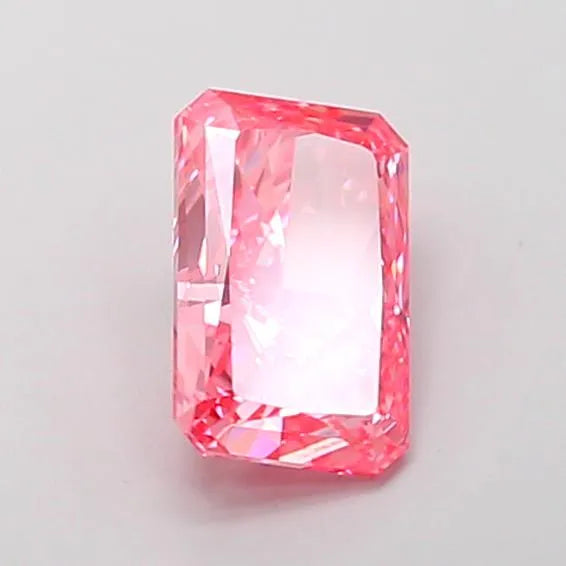 1.16ct Radiant Lab Grown Diamond (Colour Fancy Vivid Pink, Clarity VVS2, IGI Certified)