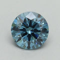 1.18ct Round Lab Grown Diamond (Colour Fancy Vivid Blue, Clarity VS1, Cut ID, IGI Certified)