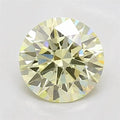 1.22ct Round Lab Grown Diamond (Colour Fancy Light Yellow, Clarity VS1, Cut ID, IGI Certified)