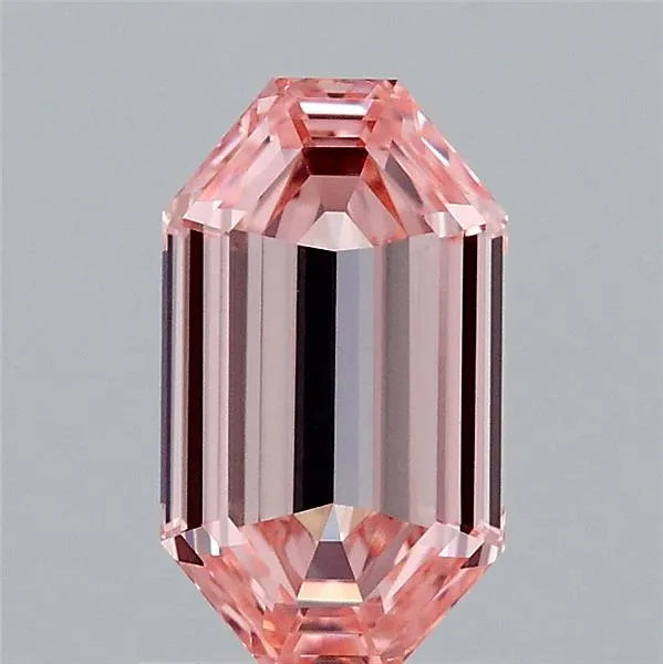 1.23ct Octagonal Lab Grown Diamond (Colour Fancy Intense Pink, Clarity VVS2, IGI Certified)