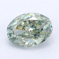 1.23ct Oval Lab Grown Diamond (Colour Fancy Gray Green, Clarity VS2, IGI Certified)