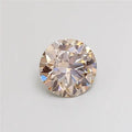 1.24ct Round Lab Grown Diamond (Colour Very Light Brown, Clarity VS2, Cut ID, IGI Certified)