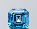 1.25ct Asscher Lab Grown Diamond (Colour Fancy Vivid Blue, Clarity VVS2, IGI Certified)