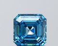 1.28ct Asscher Lab Grown Diamond (Colour Fancy Vivid Blue, Clarity VVS2, IGI Certified)