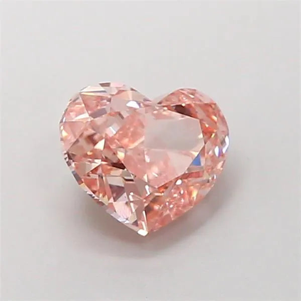 1.29ct Heart Lab Grown Diamond (Colour Fancy Intense Brownish Pink, Clarity VVS2, IGI Certified)