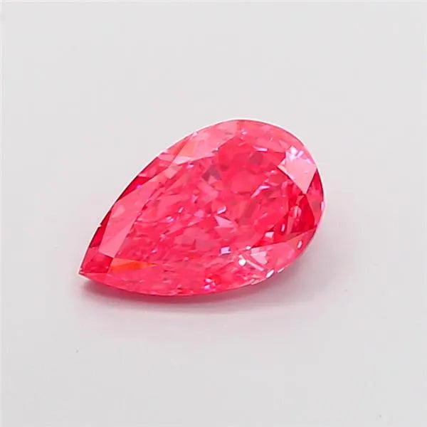 1.29ct Pear Lab Grown Diamond (Colour Fancy Vivid Pink, Clarity VVS2, IGI Certified)