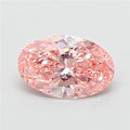 1.30ct Oval Lab Grown Diamond (Colour Fancy Intense Pink, Clarity VS2, IGI Certified)