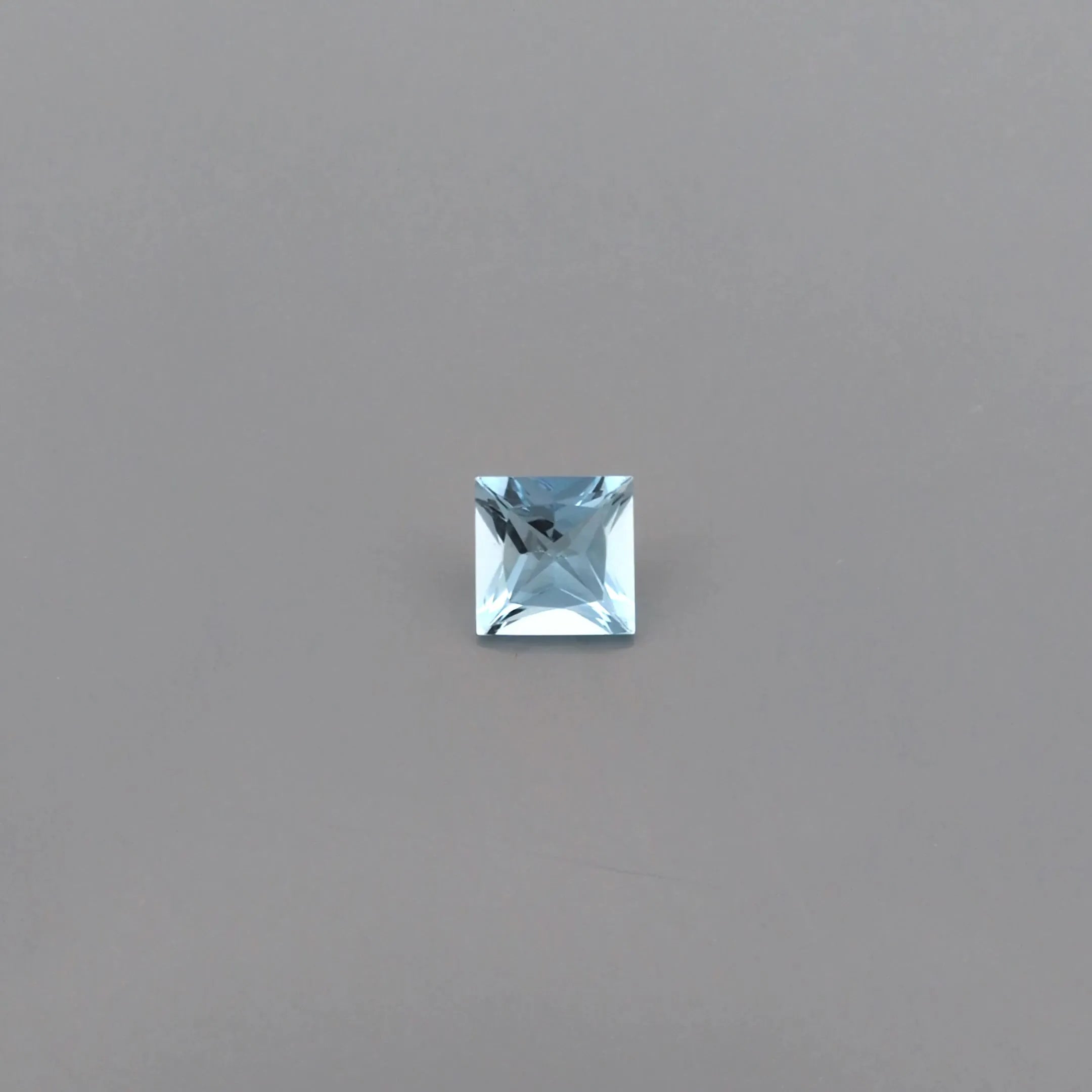 1.30ct Square Natural Aquamarine (Colour Blue, Clarity Slightly Included, Cut Faceted)