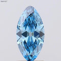 1.32ct European cut Lab Grown Diamond (Colour Fancy Vivid Blue, Clarity VS2, Uncertified)