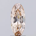 1.33ct Oval Lab Grown Diamond (Colour Fancy Light Brown, Clarity VVS2, IGI Certified)