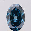 1.34ct European cut Lab Grown Diamond (Colour Fancy Deep Blue, Clarity VS1, Uncertified)