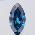 1.35ct European cut Lab Grown Diamond (Colour Fancy Vivid Blue, Clarity VS2, Uncertified)