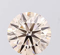 1.35ct Round Lab Grown Diamond (Colour Fancy Light Brown, Clarity VS2, Cut ID, IGI Certified)