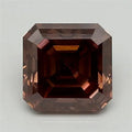 1.38ct Asscher Lab Grown Diamond (Colour Fancy Deep Pink Brown, Clarity VVS2, IGI Certified)