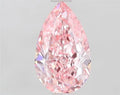 1.38ct Pear Lab Grown Diamond (Colour Fancy Vivid Pink, Clarity VVS2, IGI Certified)