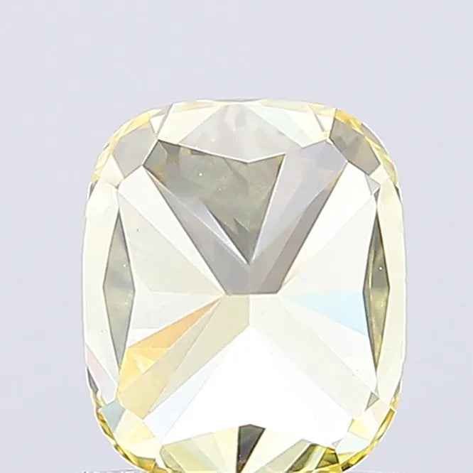 1.41ct Cushion modified Lab Grown Diamond (Colour Fancy Intense Yellow, Clarity VVS2, IGI Certified)