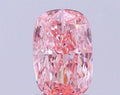 1.43ct Cushion modified Lab Grown Diamond (Colour Fancy Vivid Pink, Clarity VS1, IGI Certified)