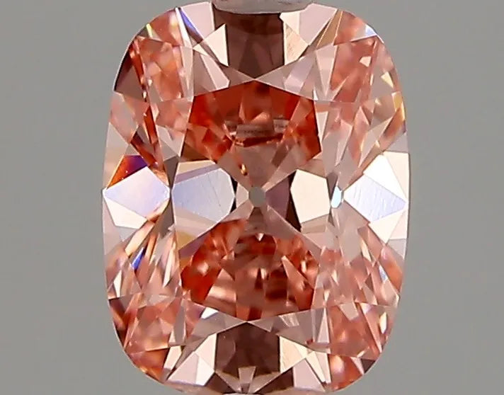 1.46ct Cushion modified Lab Grown Diamond (Colour Fancy Vivid Pink, Clarity VVS2, IGI Certified)