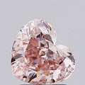 1.46ct Heart Lab Grown Diamond (Colour Fancy Intense Brownish Pink, Clarity VVS2, IGI Certified)