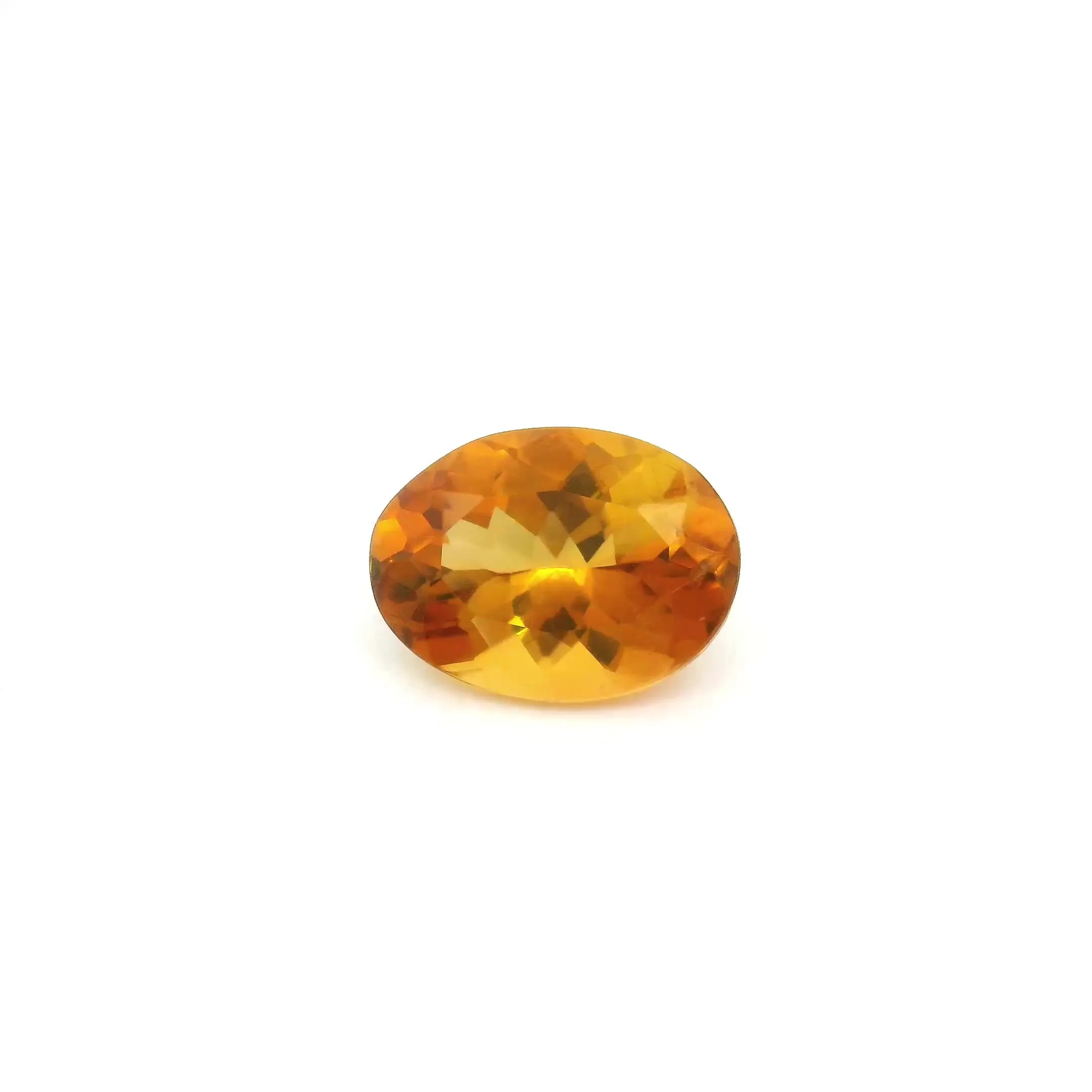 1.47ct Oval Natural Tourmaline (Colour Orange, Clarity Slightly Included, Cut Faceted)