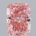1.50ct Cushion brilliant Lab Grown Diamond (Colour Fancy Vivid Pink, Clarity VS2, IGI Certified)