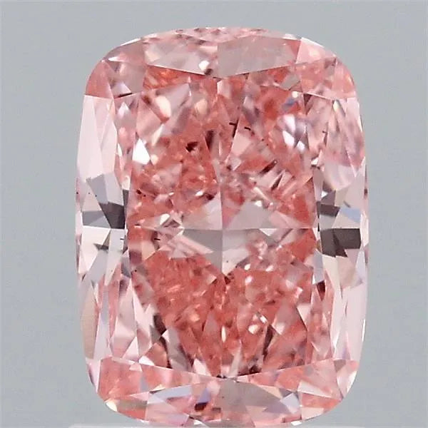 1.50ct Cushion brilliant Lab Grown Diamond (Colour Fancy Vivid Pink, Clarity VS2, IGI Certified)