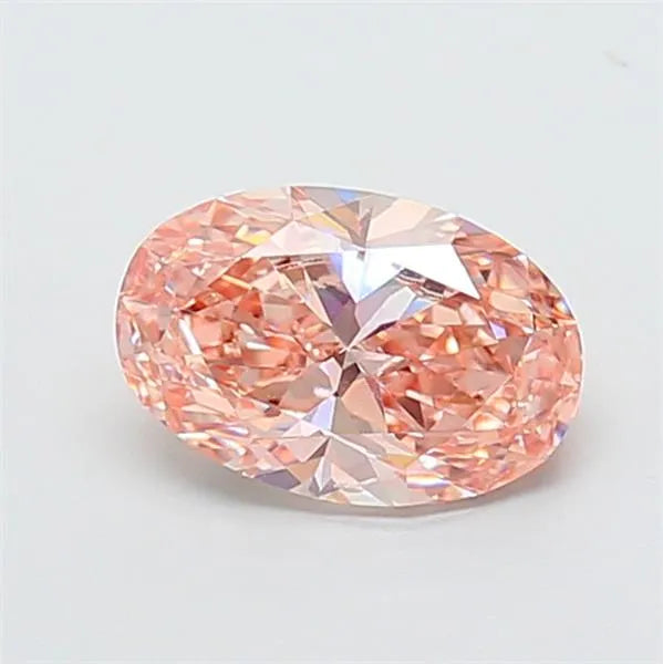 1.50ct Oval Lab Grown Diamond (Colour Fancy Intense Brownish Pink, Clarity VS1, IGI Certified)