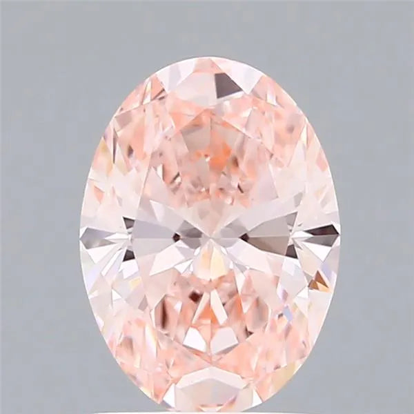 1.50ct Oval Lab Grown Diamond (Colour Fancy Vivid Pink, Clarity VS1, IGI Certified)