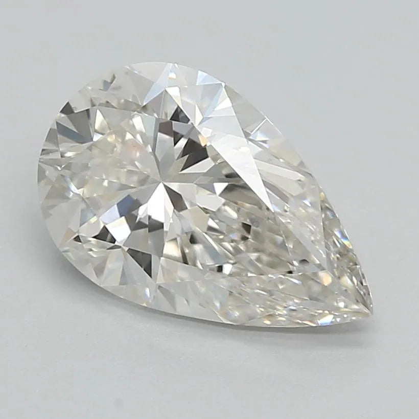 1.50ct Pear Lab Grown Diamond (Colour G, Clarity VVS2, IGI Certified)