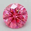 1.50ct Round Lab Grown Diamond (Colour Fancy Vivid Pink, Clarity VS1, Cut ID, IGI Certified)