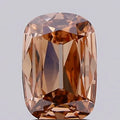 1.51ct Cushion brilliant Lab Grown Diamond (Colour Fancy Brown, Clarity VVS1, IGI Certified)