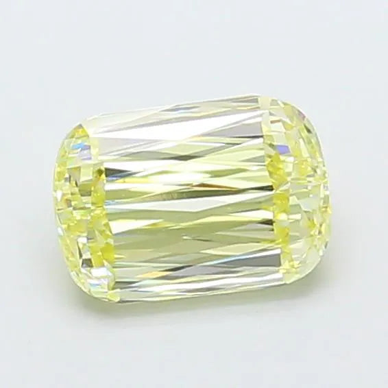 1.51ct Cushion modified Lab Grown Diamond (Colour Fancy Light Yellow, Clarity VS1, IGI Certified)