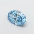 1.51ct Oval Lab Grown Diamond (Colour Fancy Vivid Blue, Clarity VS1, IGI Certified)