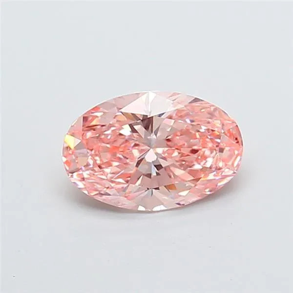 1.51ct Oval Lab Grown Diamond (Colour Fancy Vivid Pink, Clarity VS2, IGI Certified)