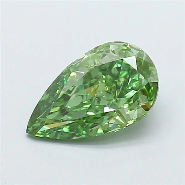 1.51ct Pear Lab Grown Diamond (Colour Fancy Vivid Green, Clarity VS1, IGI Certified)