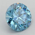 1.51ct Round Lab Grown Diamond (Colour Fancy Vivid Blue, Clarity VVS1, Cut ID, IGI Certified)