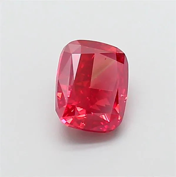 1.52ct Cushion modified Lab Grown Diamond (Colour Fancy Vivid Red, Clarity VS2, IGI Certified)